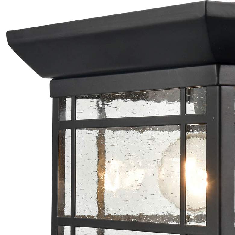 Image 2 Armington 6 1/2"W Powder-Coated Black Outdoor Ceiling Light more views