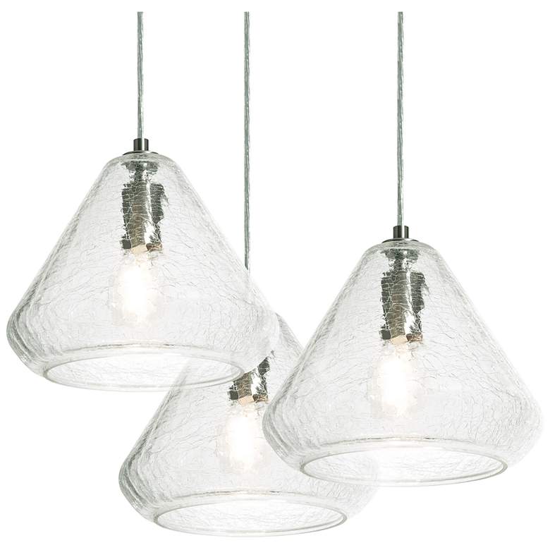 Image 1 Armitage 21 1/4" Wide Satin Nickel Multi-Light Pendant