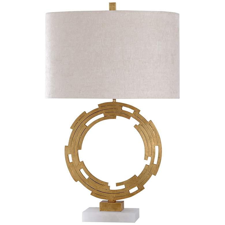 Image 2 Armitage 31" High Modern Gold Metal Sculpture Table Lamp