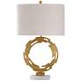 2_Armitage 31" High Modern Gold Metal Sculpture Table Lamp