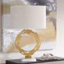 1_Armitage 31" High Modern Gold Metal Sculpture Table Lamp