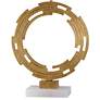 5_Armitage 31" High Modern Gold Metal Sculpture Table Lamp more views