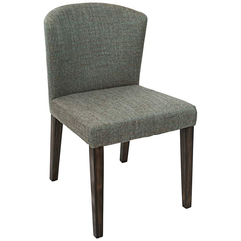 Image 1 Armitage Vintage Green Fabric Dining Chair