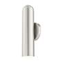 6_Armored 1 Light Brushed Nickel ADA Single Sconce more views