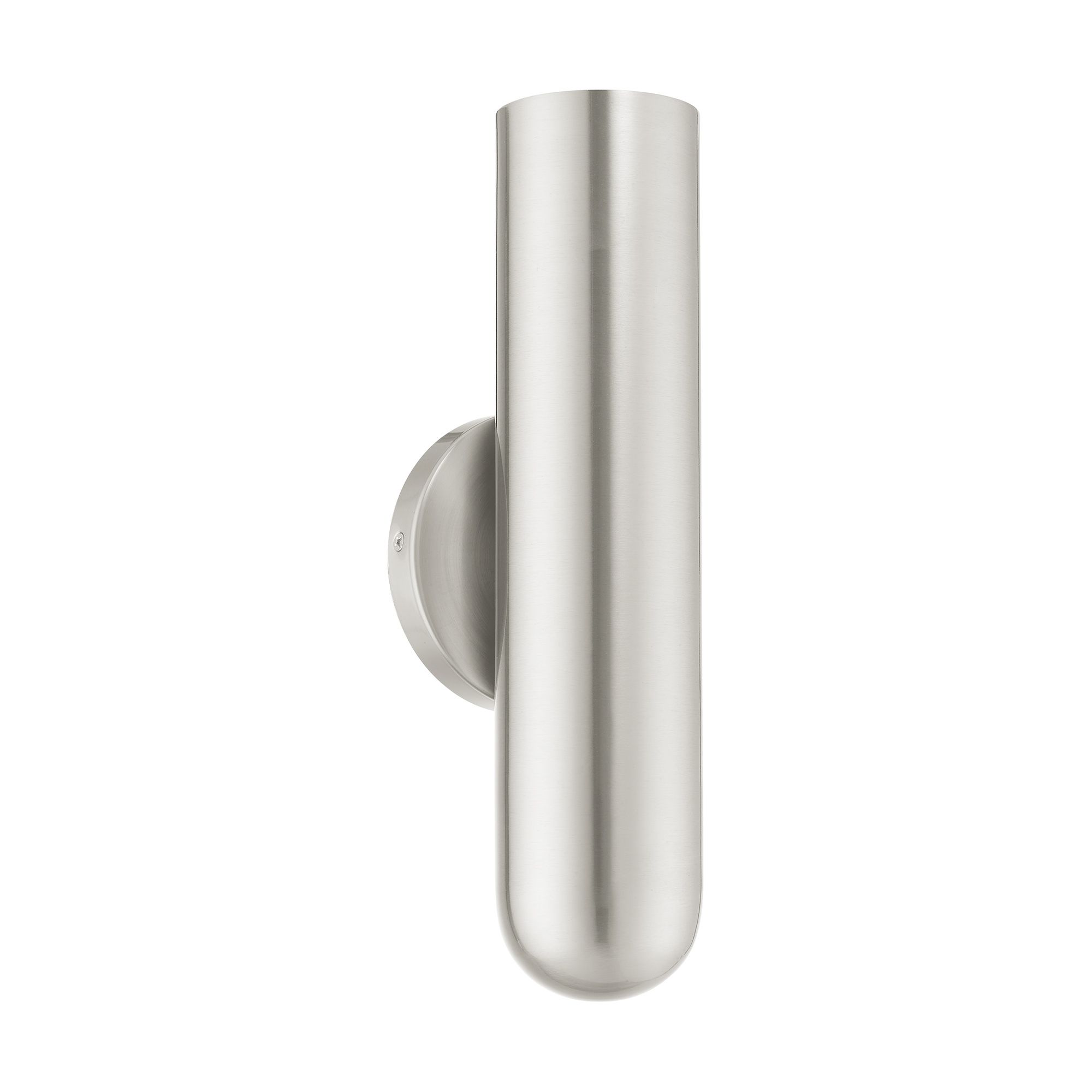 Armored 1 Light Brushed Nickel ADA Single Sconce in scene