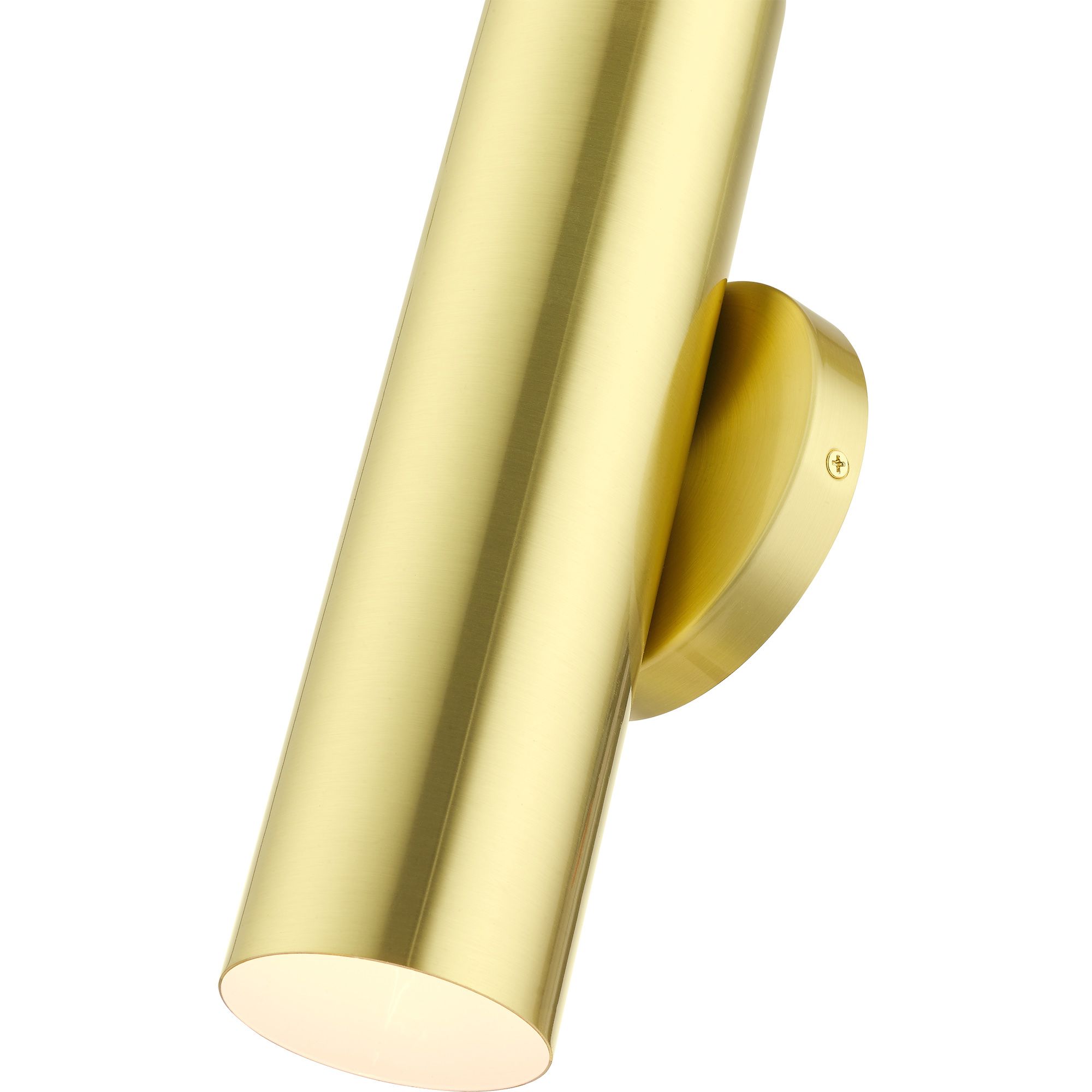 Armored 1 Light Satin Brass ADA Single Sconce