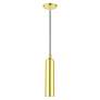 3_Armored 1 Light Satin Brass Pendant more views