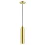 4_Armored 1 Light Satin Brass Pendant more views