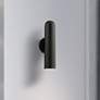Thumbnail1 of Armored 1 Light Shiny Black ADA Single Sconce