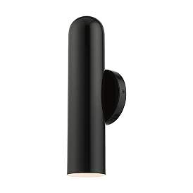 Image5 of Armored 1 Light Shiny Black ADA Single Sconce more views