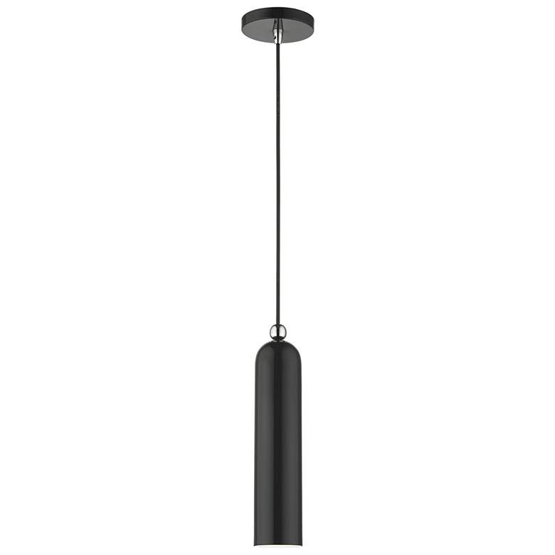 Image 1 Armored 1 Light Shiny Black Pendant