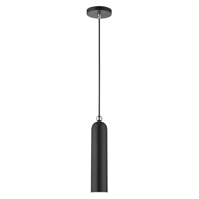 Image 3 Armored 1 Light Shiny Black Pendant more views