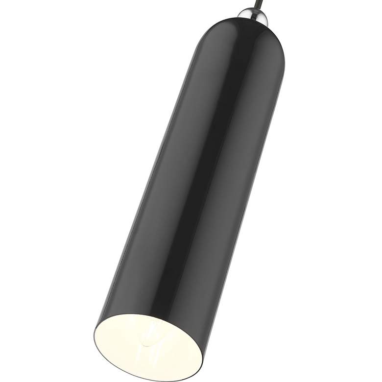 Image 7 Armored 1 Light Shiny Black Pendant more views