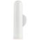 Armored 1 Light Shiny White ADA Single Sconce