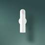 1_Armored 1 Light Shiny White ADA Single Sconce