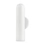 3_Armored 1 Light Shiny White ADA Single Sconce more views