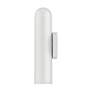 6_Armored 1 Light Shiny White ADA Single Sconce more views