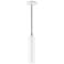 Armored 1 Light Shiny White Pendant
