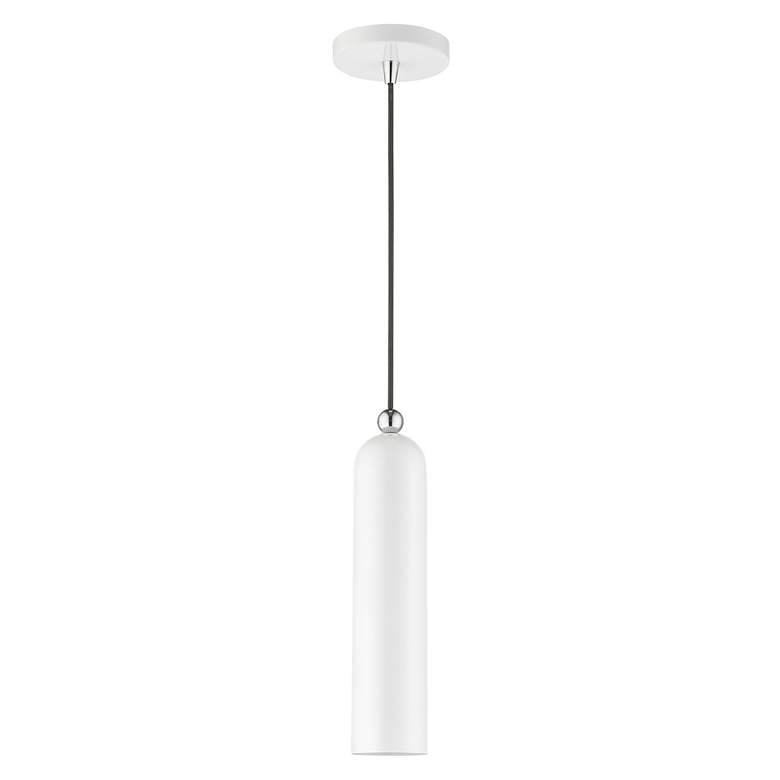 Image 3 Armored 1 Light Shiny White Pendant more views
