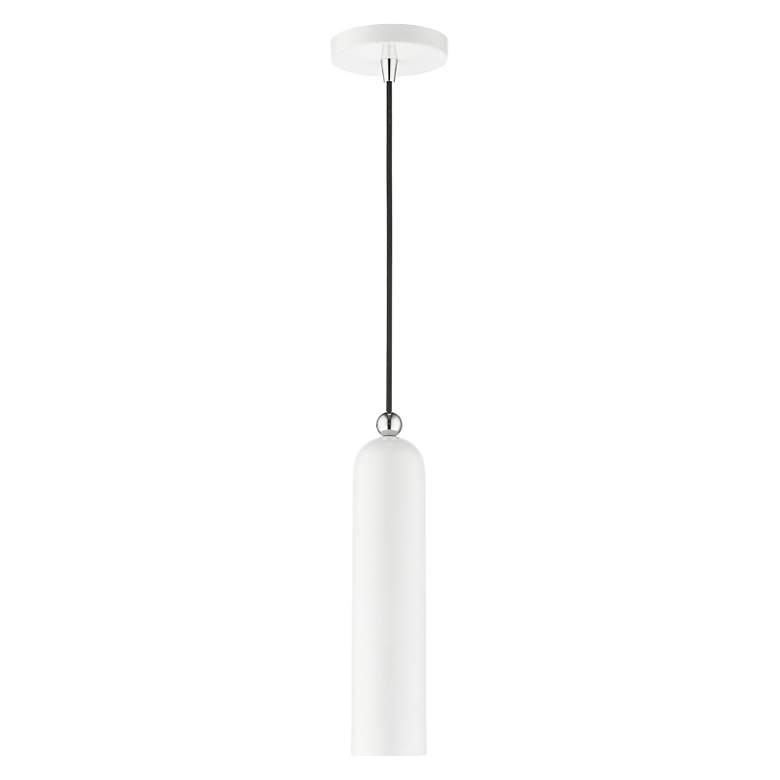 Image 4 Armored 1 Light Shiny White Pendant more views