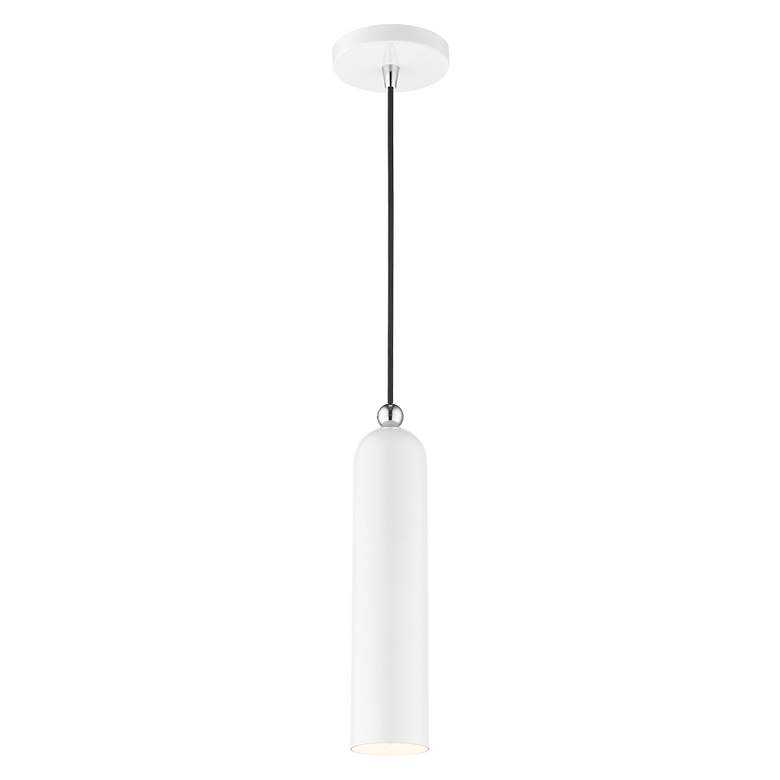 Image 5 Armored 1 Light Shiny White Pendant more views