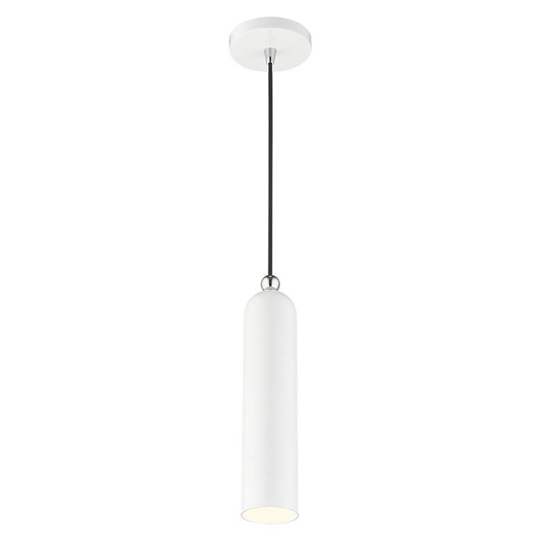 Image 6 Armored 1 Light Shiny White Pendant more views