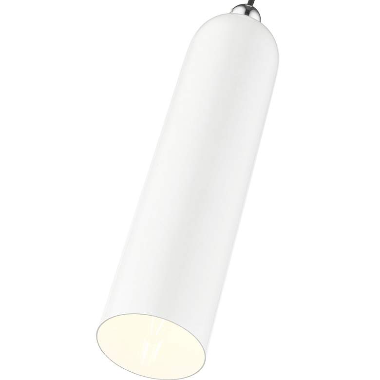 Image 7 Armored 1 Light Shiny White Pendant more views