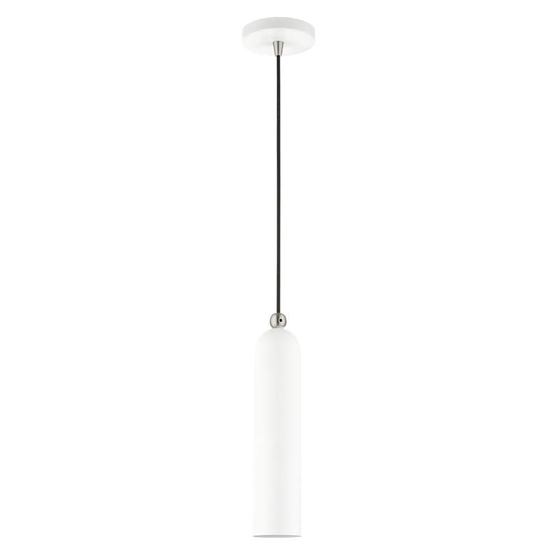 Image 3 Armored 1 Light White Pendant more views