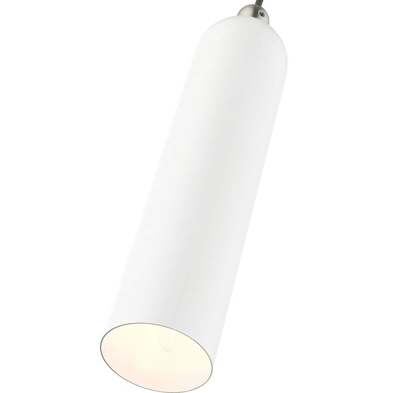 Image 7 Armored 1 Light White Pendant more views