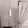 Armored 1 Light White Pendant