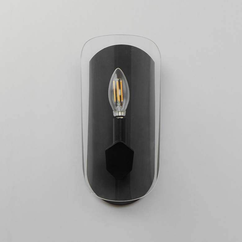 Image 2 Armory 1-Light Wall Sconce Black more views