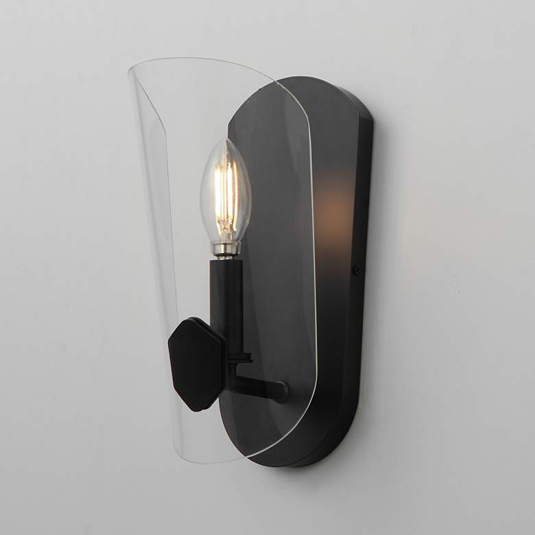 Image 4 Armory 1-Light Wall Sconce Black more views