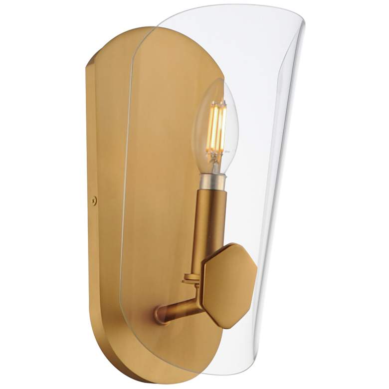 Image 1 Armory 1-Light Wall Sconce Brass