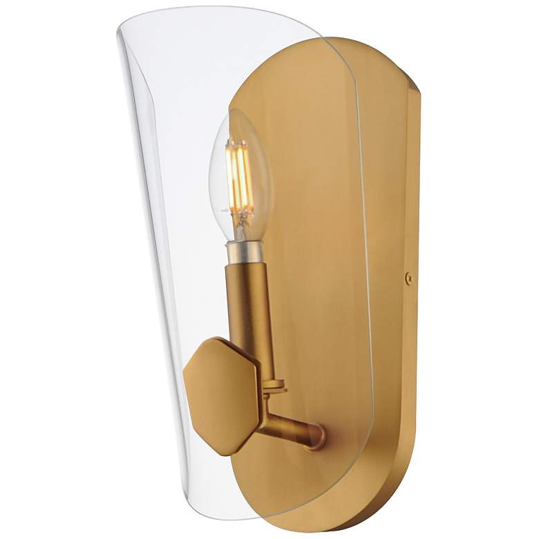 Image 1 Armory 1-Light Wall Sconce Brass