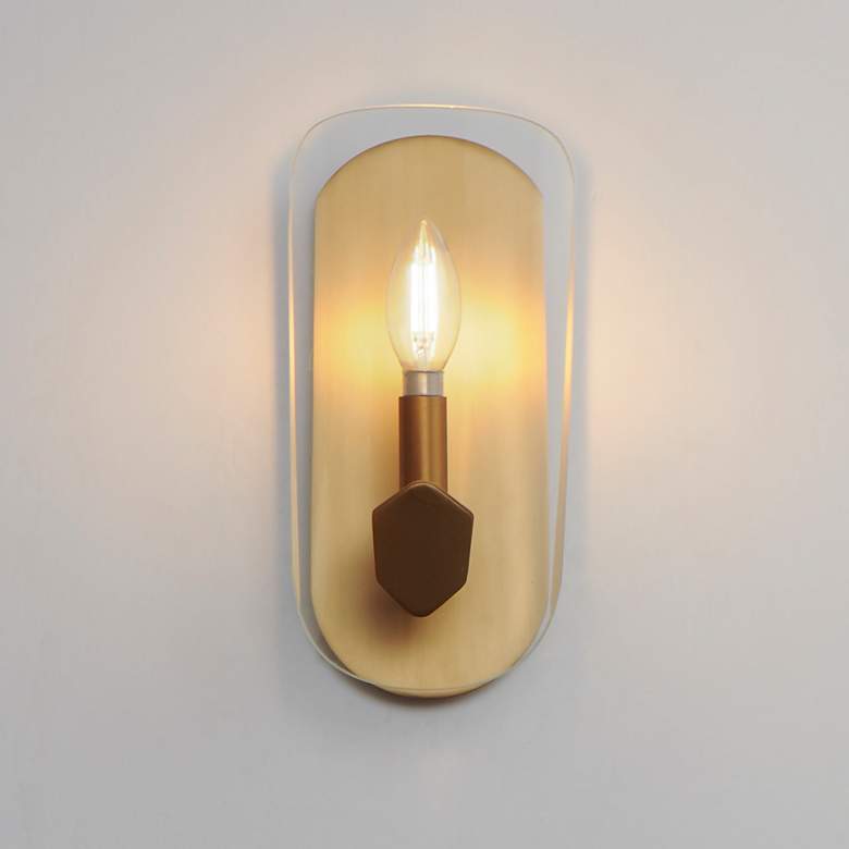 Image 3 Armory 1-Light Wall Sconce Brass more views