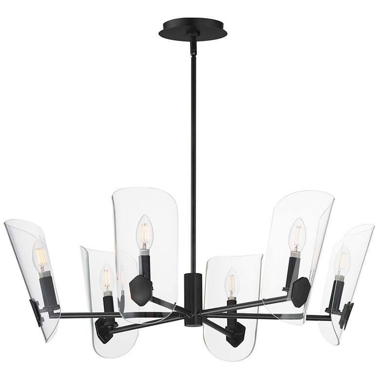 Image 1 Armory 6-Light Chandelier Black