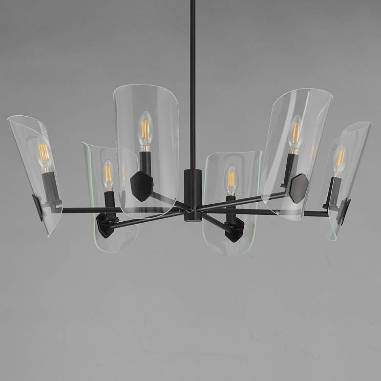Image 2 Armory 6-Light Chandelier Black more views