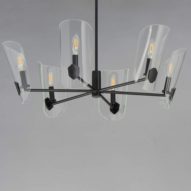Image 4 Armory 6-Light Chandelier Black more views