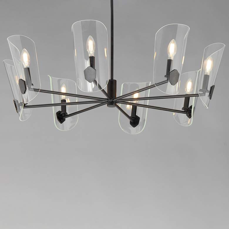 Image 3 Armory 8-Light Chandelier Black more views