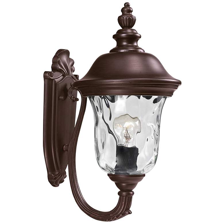 Image 1 Armstrong 15 3/4 inch High Bronze Upbridge Outdoor Wall Light