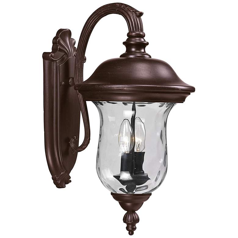 Image 1 Armstrong 19 1/2 inch High Bronze Downbridge Outdoor Wall Light