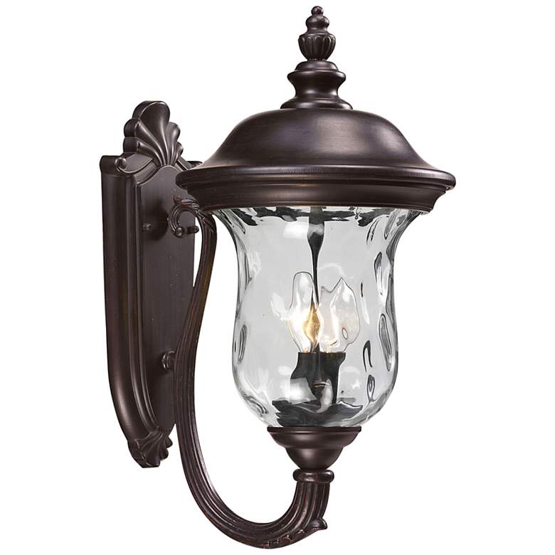 Image 1 Armstrong 19 1/2" High Bronze Upbridge Outdoor Wall Light