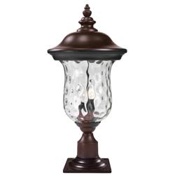 Armstrong 23" High Bronze Outdoor Pier Mount Light