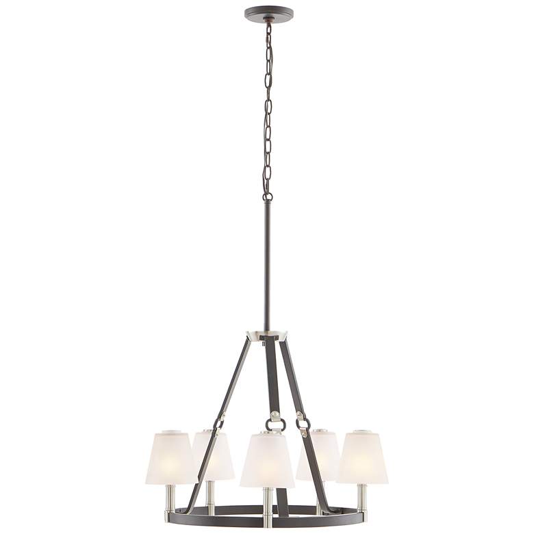 Image 1 Armstrong Grove 25" Wide 5-Light Chandelier - Espresso