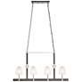 Armstrong Grove 36" Wide 4-Light Linear Chandelier - Espresso