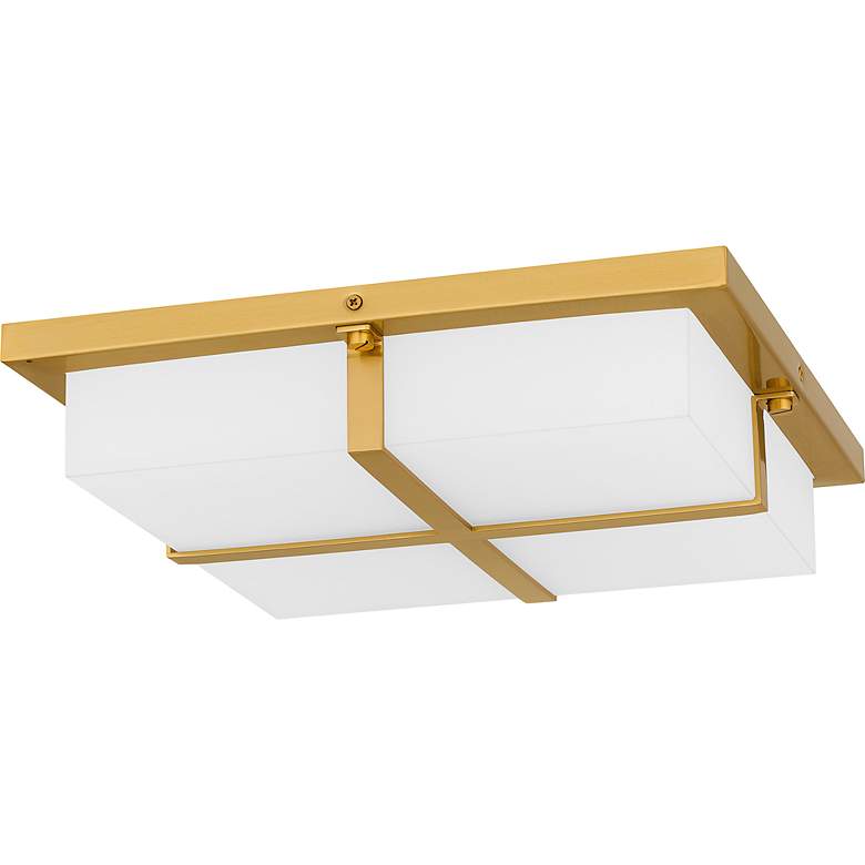 Image 3 Armstrong Integrated LED Brushed Gold Flush Mount more views