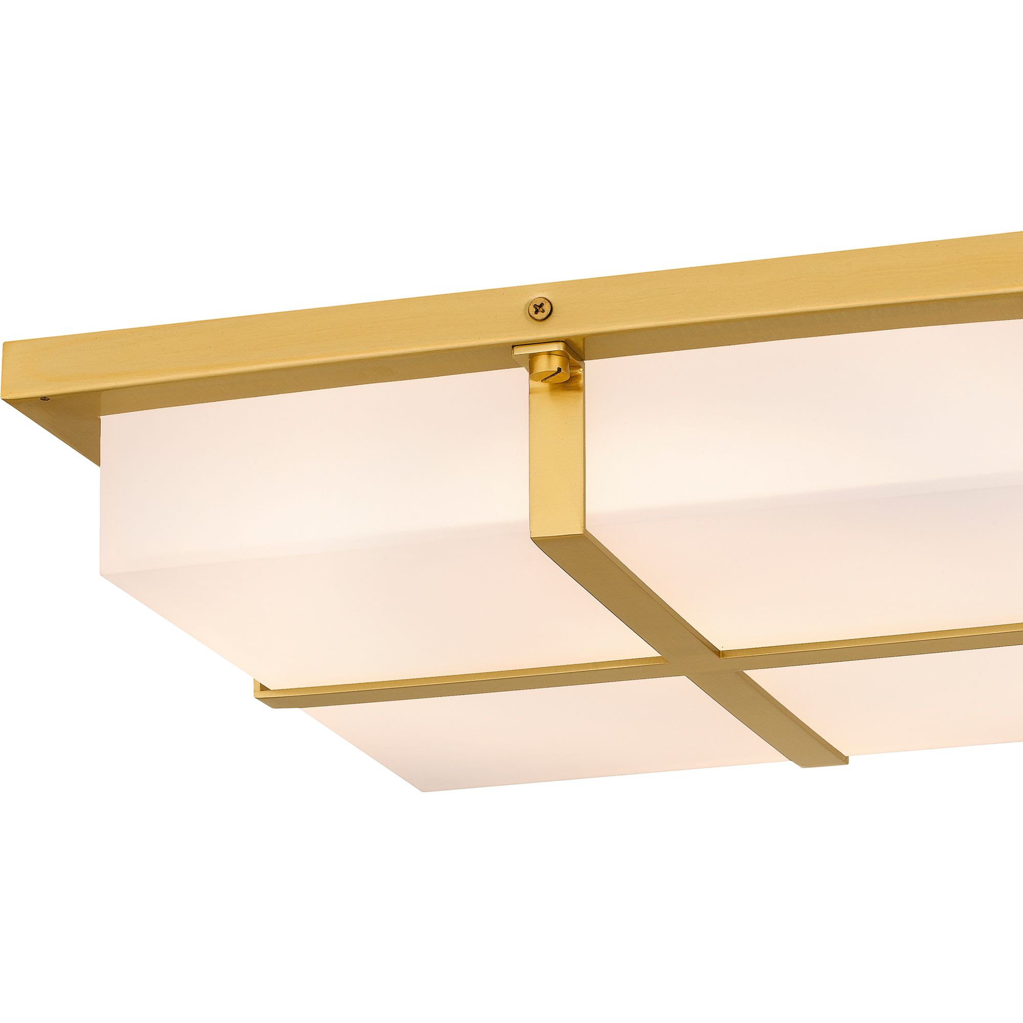 Armstrong Integrated LED Brushed Gold Flush Mount