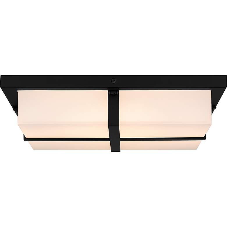 Image 4 Armstrong Integrated LED Matte Black Flush Mount more views