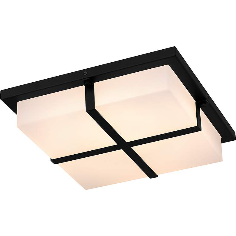 Image 5 Armstrong Integrated LED Matte Black Flush Mount more views