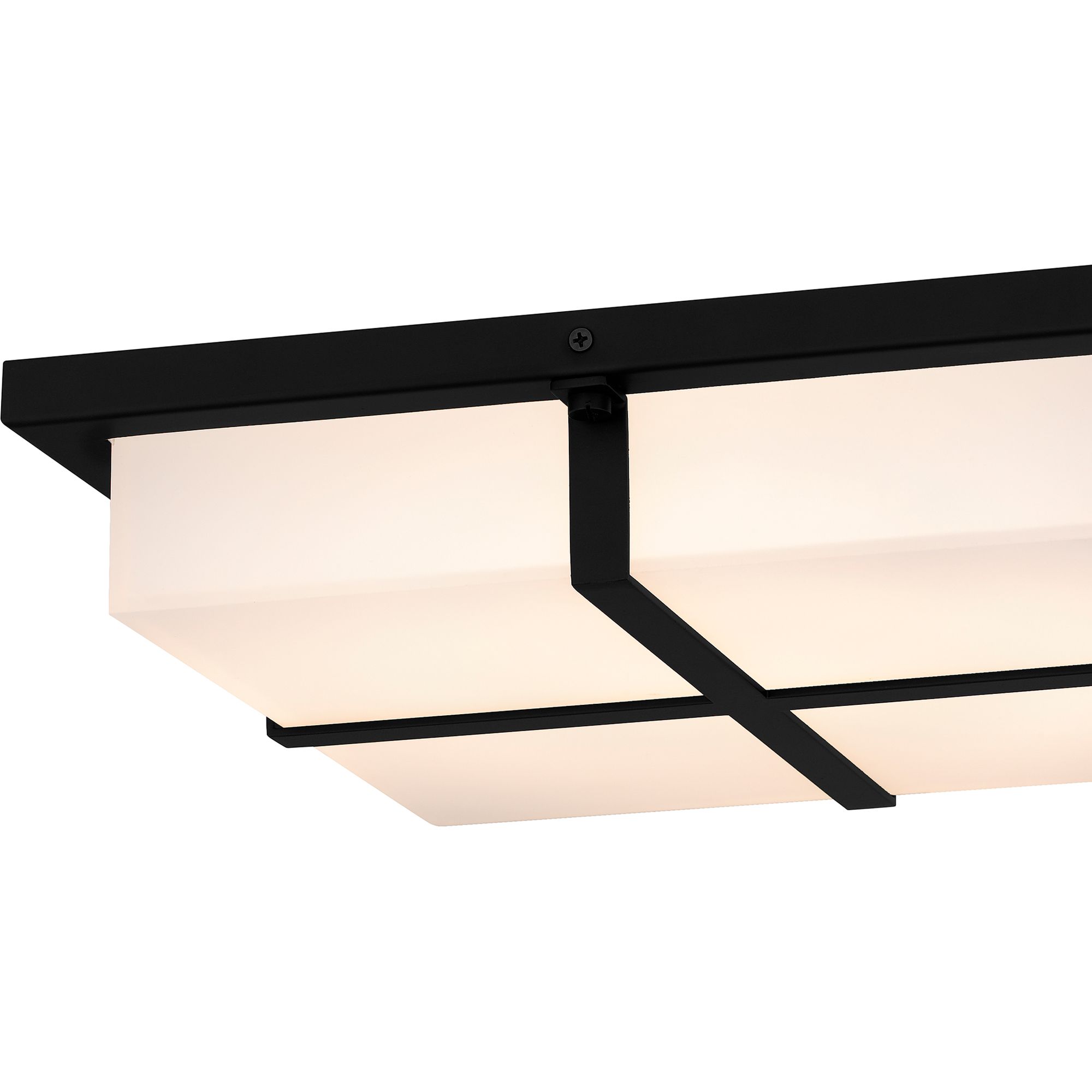 Armstrong Integrated LED Matte Black Flush Mount